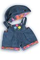 20085-Girls Blue Jean Clothes for 14" - 18" Stuffed Animals and Dolls