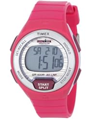 Timex Womens T5K7619J Ironman Oceanside 30-Lap Pink Resin Strap Watch