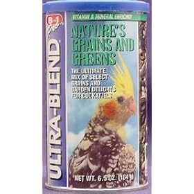 8 in 1 Pro Ultra-Blend Nature's Grains and Greens for Cockatiels by 8 in 1