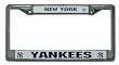 New York Yankees MLB Chrome License Plate Frame