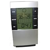 Digital Desktop Weather Station - Alarm Clock and Thermometer