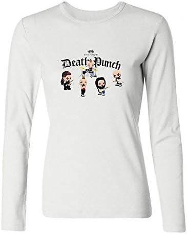 FUSHUO18WOMENT Women's Five Finger Death Punch Long Sleeve T-shirt