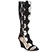Women's Gladiator Strappy Under Knee High Wedge Gladiator Sandals