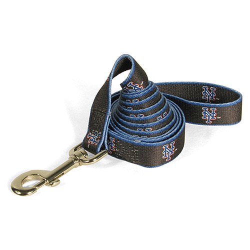 Sporty K9 New York Mets Pet Leash - Black 1 Inch