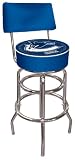 NHL Vancouver Canucks Padded Bar Stool with Back