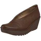 FLY London Women's Yaz Wedge,Sludge,40 EU (US Women's 9 M)