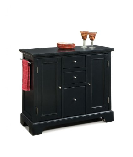 Large Cart by Home Styles - Ebony (5531-952)