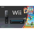 Wii Black Console with New Super Mario Brothers Wii and Music CD