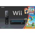 Wii Black Console with New Super Mario Brothers Wii and Music CD