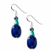 Sterling Silver Sodalite/Turquoise/Grey Cultured Freshwater Pearl Earrings