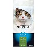 Purina Pro Plan Dry Cat Food, Focus, Adult Indoor Care Turkey and Rice Formula, 16-Pound Bag, Pack of 1