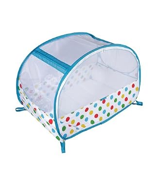 koo-di pop-up bubble cot - polka dot
