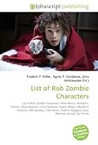 List of Rob Zombie Characters