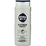 NIVEA Men Platinum Protect Deodorizing Body Wash, 16.9 Ounce