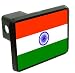 India Flag Trailer Hitch Cover 1.25