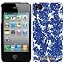 Blue Juicy Couture Hard Case Cover for iPhone 4