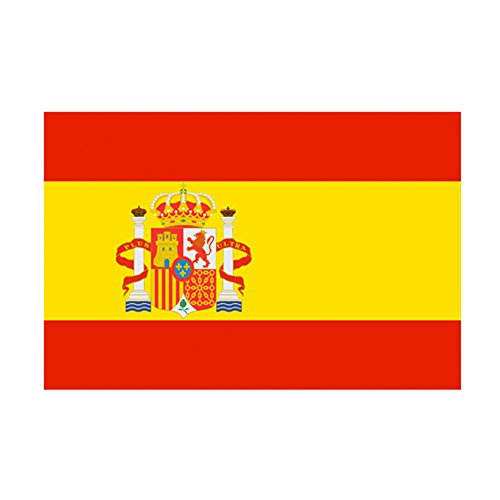 Taffstyle® Fanartikel Fussball Weltmeisterschaft 2014 WM & EM Länder Flagge Fahne 150cm x 90 cm mit Metallösen – Spanien