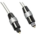 mumbi PREMIUM 6 mm Toslink Kabel - 2m L�nge - Optisches Kabel Toslink Audiokabel 6,0mm