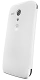 Motorola Flip Shell for Moto G - Retail Packaging - White (1st Generation Only)