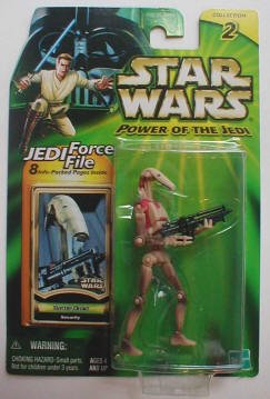 41i3oU7kKlL Star Wars Power of the Jedi Security Battle Droid Action Figure