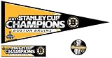 Boston Bruins Stanley Cup Champions Pennant + Fan Pack