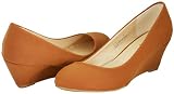 Bamboo Elias-01 Chestnut Women Wedge Pumps