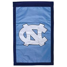 NCAA North Carolina Tar Heels Double Sided 29 x 44-Inch Applique Flag
