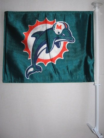 Miami Dolphins - NFL Car Flags