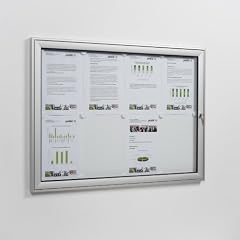 Softline Fl�gelt�r Profi Schaukasten f�r den Innen- und Au�enbereich , 930mm x 1275mm x 30mm, 16x DIN A4