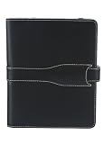 M-Edge Genuine Leather Executive Jacket for Sony Reader Pocket Edition PRS-300, Smooth Black
