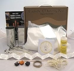 Complete Pillar Candle Making Kit: Learn how fast, easy & fun it is to make your own pillar candles. Perfect for beginners!