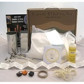 Complete Pillar Candle Making Kit: Learn how fast, easy & fun it is to make your own pillar candles. Perfect for beginners!