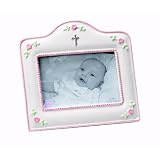 Russ Berrie Frame with Cross Icon, Pink by Russ Berrie