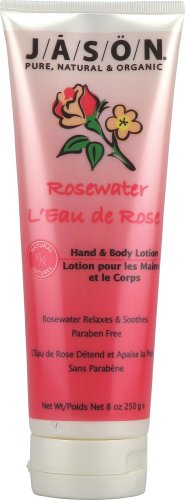 Jason Hand and Body Lotion, Gycerine and Rosewater, 8 Ounce