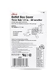 Electrical Boxes: Ace Weatherproof Lampholder Cover (36286)