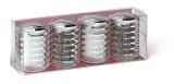 Cole & Mason Acrylic Mini Shaker Set of 4 Boxed