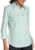 IZOD Womens 3/4 Sleeve End On End Solid Top