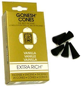 Vanilla - Gonesh Incense Cones - Pack of 25