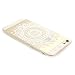 iPhone 6 Case, iPhone 6s Case, JAHOLAN TPU Silicone Gel Soft Bumper Clear Case Cover for Iphone 6 6S (Henna Series Million Spent Ethnic Tribal)