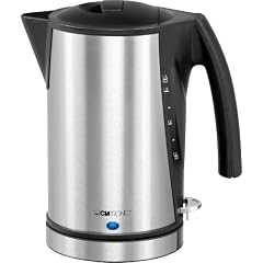 Clatronic WKS 3288 Wasserkocher Cordless 360� 1.7 Liter max, schwarz/inox