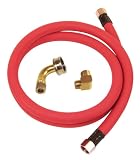 Whirlpool W10278625RP Universal Industrial-Grade 4-Inch Dishwasher Water Supply Kit