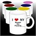 I Love/Heart Bouvier Des Flandres Mug (Your Choice of Colors)