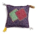 COLORED BURLAP CATNIP BAG