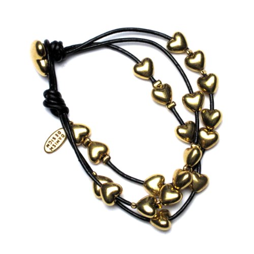 Pilgrim Damen-Armband  Leder  gold 610-902 Preisvergleich