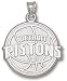 Detroit Pistons Sterling Silver Pendant