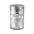 Japanische Teedose,chac-45, HAPPA silber, f�r 100g Teebl�tter