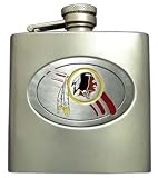 Washington Redskins 6oz Stainless Steel Hip Flask Stainless Steel Water Bottle 13 Oz