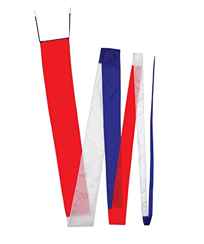 In the Breeze Red/White & Blue Streamer Kite Tail, 32'