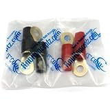 KnuKonceptz 1/0 Gauge Crimp Style Ring Terminal (2 Pair)