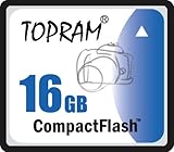 Topram TRCF16G
16GB Compact Flash Card for Nikon, Canon, Sony Digital Camer ....